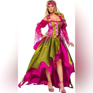 Fun World women’s 12-14 size Renaissance nymph fairy costume with wings